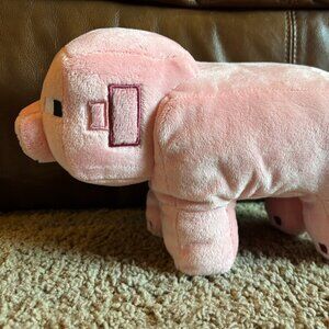 Mojang Minecraft 10" Pig Plush / Stuffed Animal